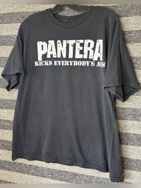 Pantera Kicks Everybody's A$$ Black Band T-Shirt Men’s XL